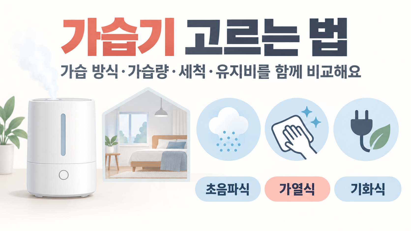 가습기 고르는 법