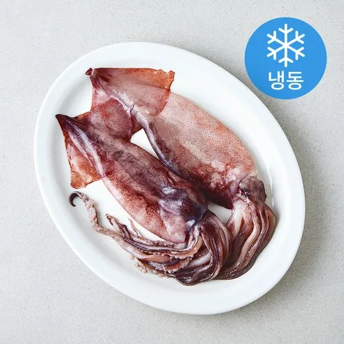 국내산 손질 통 오징어 (냉동)