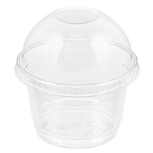 탐사 PET 투명 디저트컵 265mL + 뚜껑