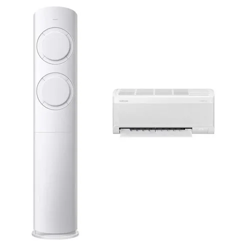 삼성전자 56.9㎡(17.2평) + 18.7㎡(5.7평) AI Q9000 홈멀티형 에어컨 AF60F17D11WRZ + 리모컨 세트 방문설치