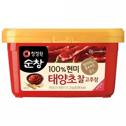 청정원순창 100% 현미 태양초 찰고추장