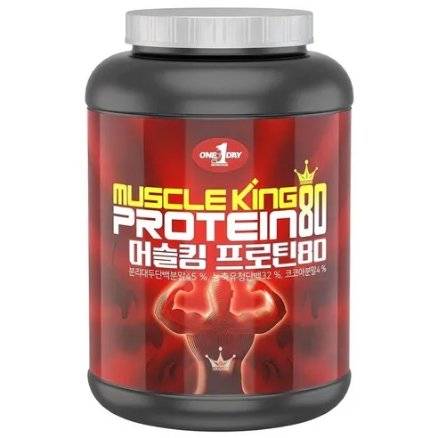 원데이뉴트리션 머슬킹 80 프로틴 헬스 보충제