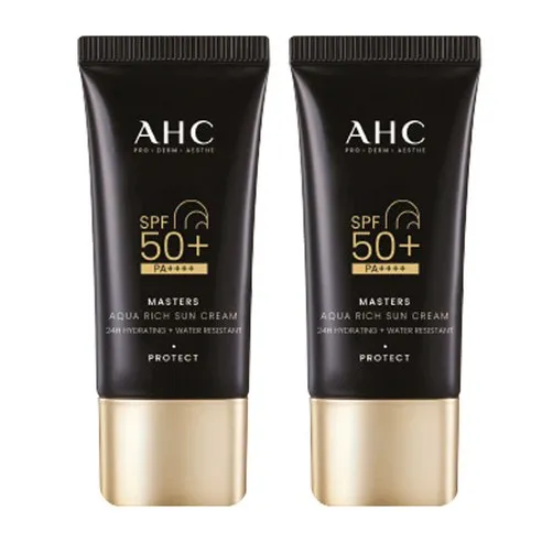AHC 마스터즈 아쿠아 리치 선크림 SPF50+ PA++++