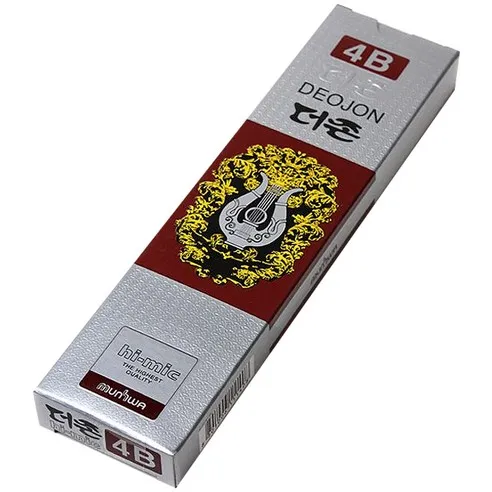 문화연필 더존 연필 4B 12P