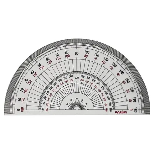 코링 템플레이트 반원분도기 K-1500