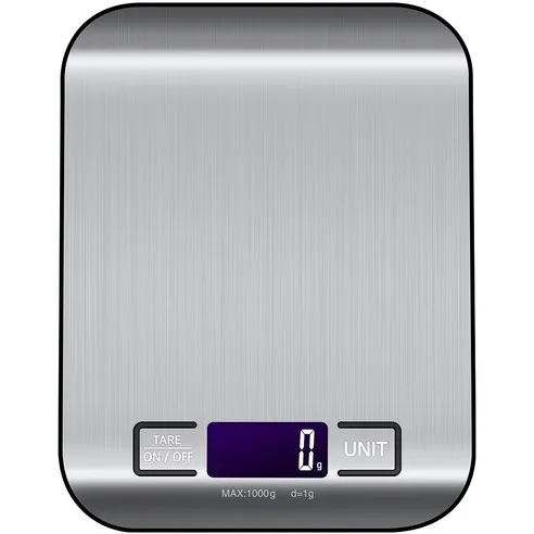 홈플래닛 스테인레스 디지털 백라이팅 주방저울 1kg