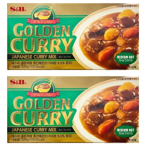 에스앤비골든 카레 중간맛