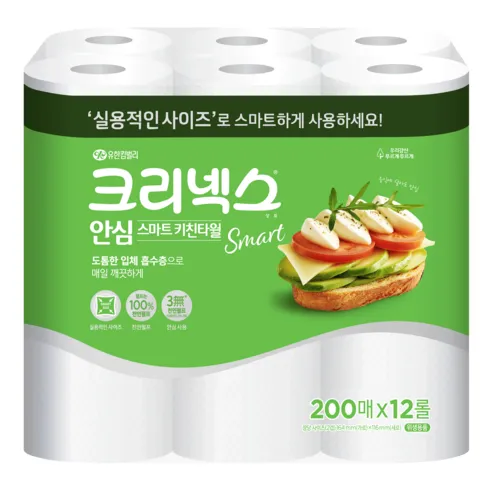 크리넥스 안심 스마트 키친타월