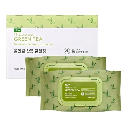토니모리 그린티 수분 클렌징 티슈 세트