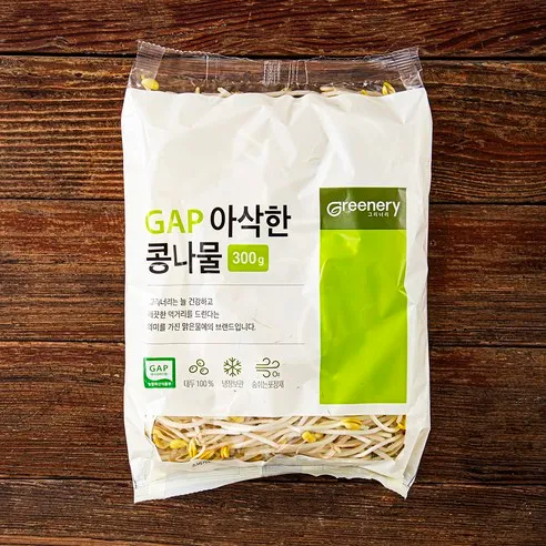맑은물에 그리너리 GAP 인증 아삭한 콩나물