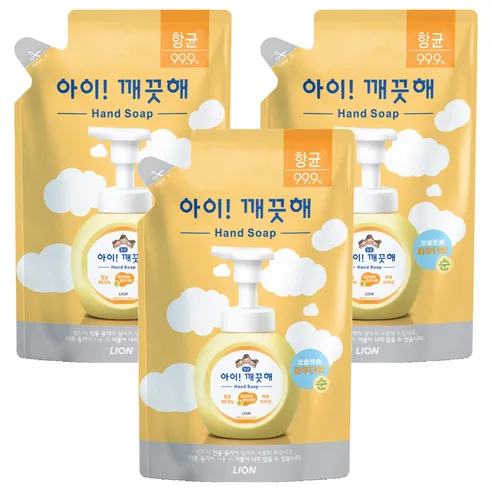아이깨끗해 핸드워시 순 파우더향 리필용