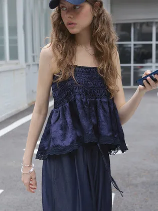 Silky Smock Sleeveless Top_3color