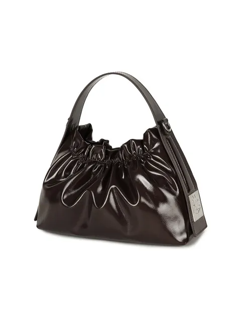 PEAR DROP BUCKET BAG_CHOCOLATE