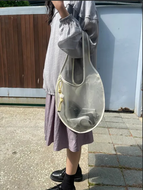 Nest Mesh Shoulder Bag_Ivory