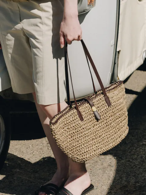 Sac Benoit Crochet Beige