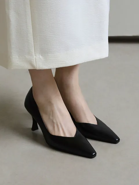 오데트 스퀘어 펌프스힐 (5/7cm)