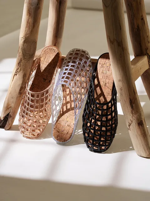 Ciel Jelly Mule_Gold,Silver,Black