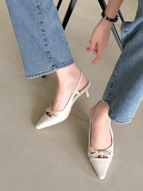 스퀘어 리본슬링백 Fi3226_6cm