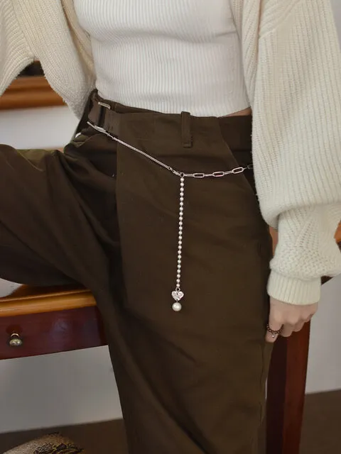 pearl point chain belt