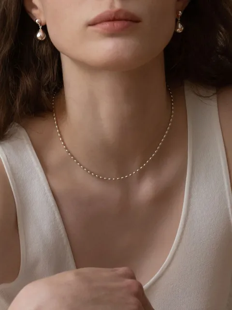 Oval Link Chain Necklace