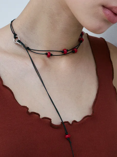 Dot Orbit String Necklace