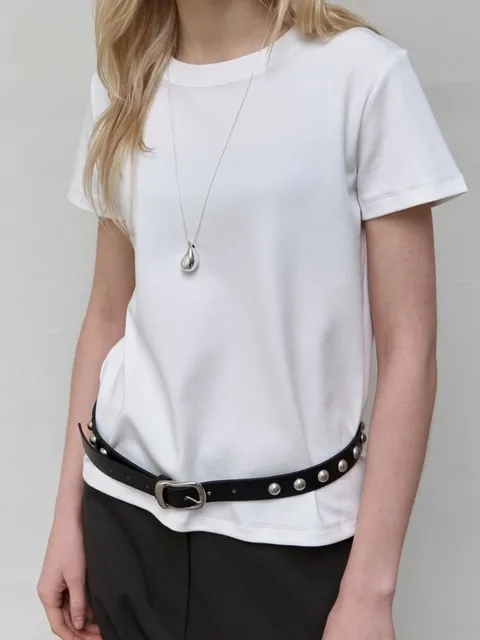 Italy Stud Bolt Belt_Black