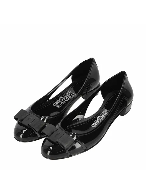 (VARA JELLY NERO 0726363) 여성 바라 젤리 플랫슈즈