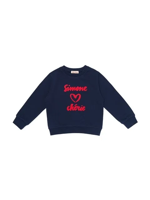 시모네 스웻셔츠 네이비 FW25-SWSIMBL