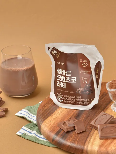 올바른 크림초코 라떼 18입