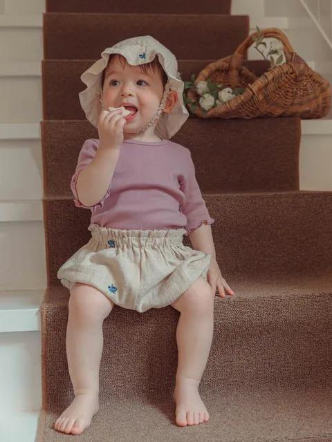 Blueberry Linen Bloomer