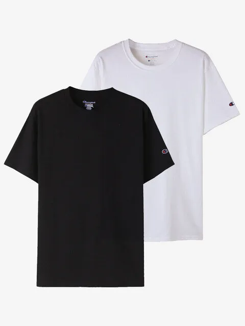 챔피온 (2PACK)1+1 반팔티 무지티셔츠 T425 오버핏