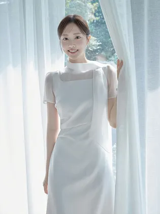 Marigold Layered Long Dress (2colors)