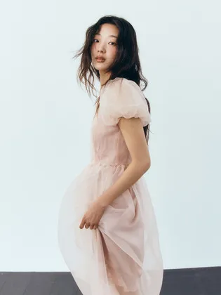 Amelie Organza One-piece_rose