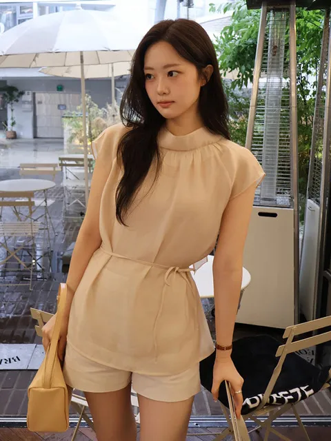 Nuppu shirring blouse (2colors)