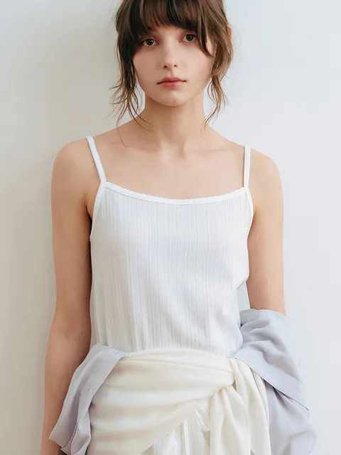 Scallop Stitch Point Sleeveless_5colors