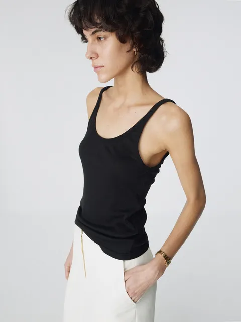 Backstage sleeveless top_Black