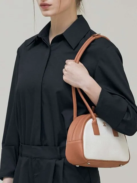 OZ Half Moon Canvas Bowling Bag (2color)