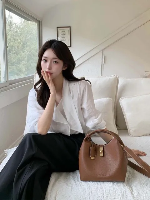 찬스 리사이클 턴락 버킷백_4colors CK2-10701618