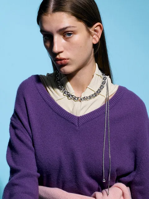 Chunky Chain With drops Necklace