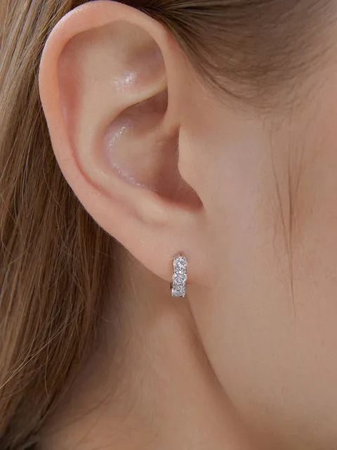 에센스 실버(W) 랩다이아 트리아 원터치 귀걸이_0.1CT HL4E58429W9XXX