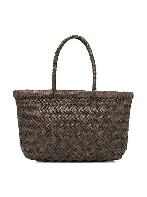 DRAGON DIFFUSION 드래곤디퓨전 공식수입 미니 플랫 고라 여성 토트백 8809 DK BROWN