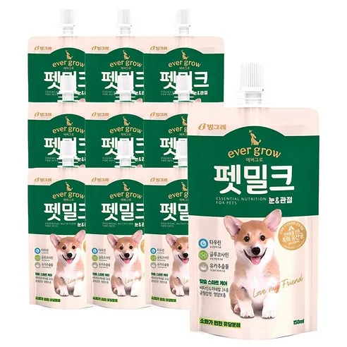 에버그로 강아지 펫밀크
