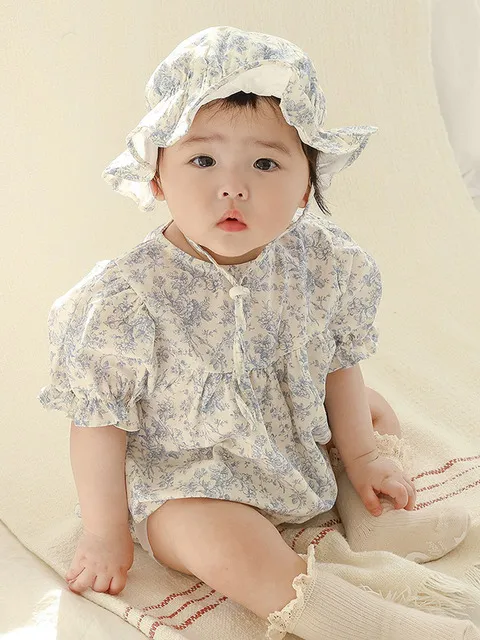 라일락 꽃향기에 - 아기 여름 바디슈트