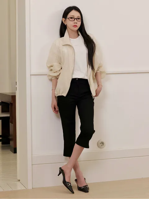 TIS CAPRI STRIPE PANTS_2COLORS