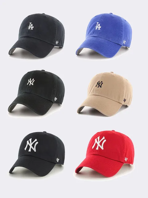 47브랜드 MLB모자 뉴욕/LA 클린 업 모자 볼캡