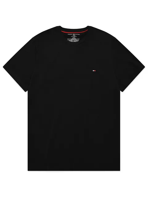 타미힐피거 코어 플래그 반팔티셔츠 블랙 09T3139-001