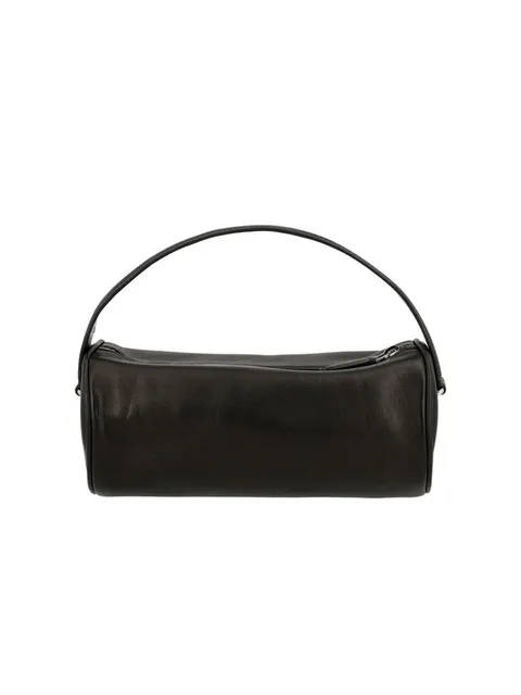 더로우 W1709-L614 BLACK ANS 90S 라운드 탑 핸들 토트백