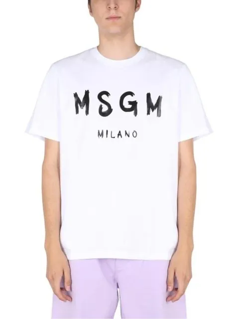 26SS 엠에스지엠 반팔 티셔츠 2000MM510 200002 01 WHITE DOM