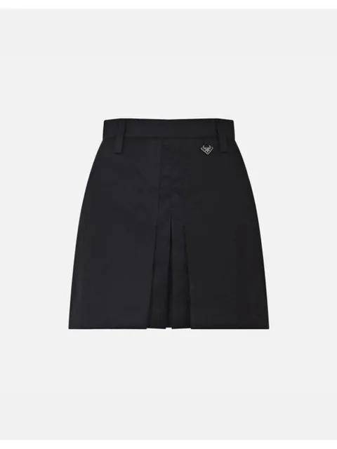 25FW 프라다 미디 스커트 21Y0091WQ8F0002 BLACK DOM