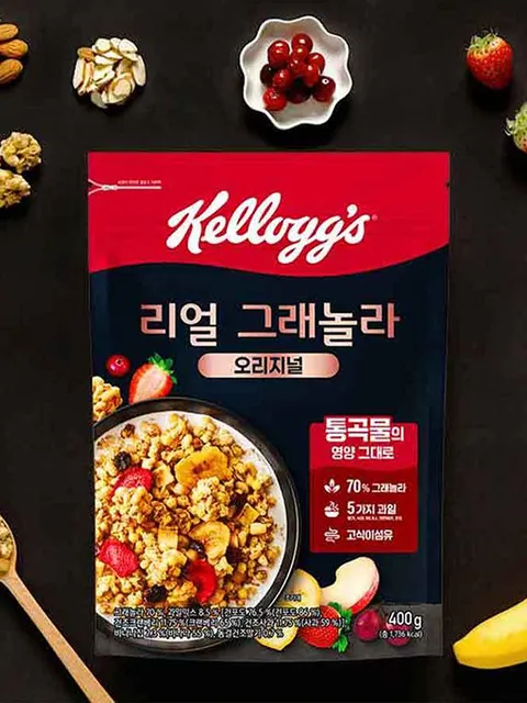 켈로그 리얼 그래놀라 400g 2개